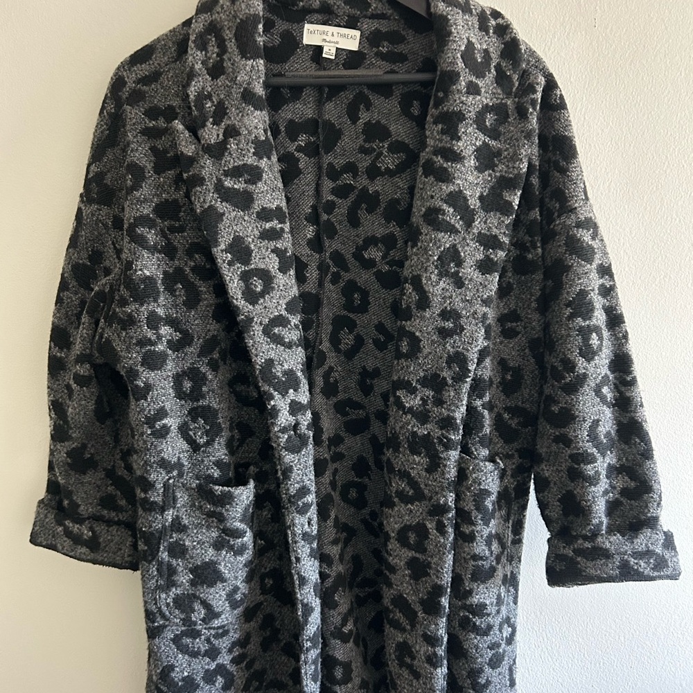 Madewell Texture & Thread Leopard Sweater - Picture 3 of 5